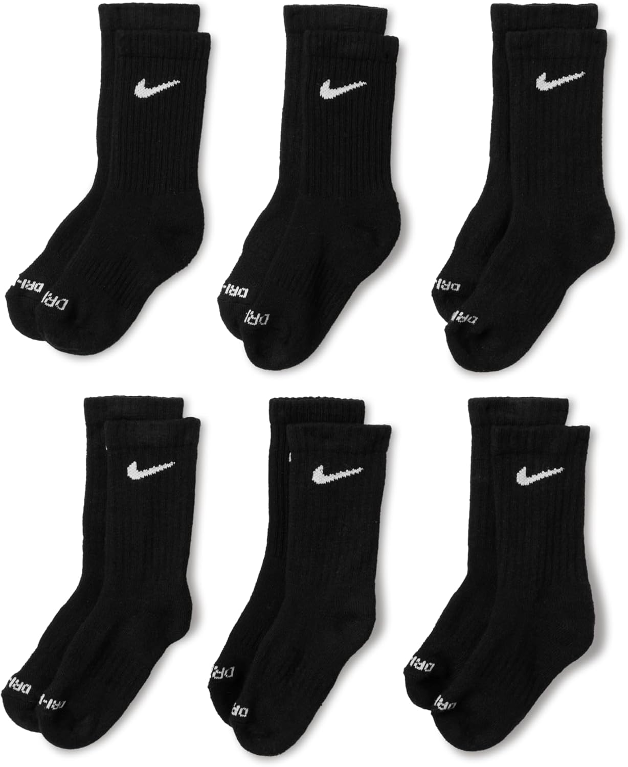 Nike Kids' 6-Pack Performance Socks Nike Kids' 6-Pack Performance Socks