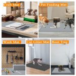 Nugget Ice Maker Countertop Mat with Non-Slip Dots, Waterproof Silicone Mat for Portable Small Mini Countertop Ice Machine Maker, 19''x12'' - Image 7