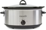Crock-Pot 7 Quart Oval Manual Slow Cooker, Stainless Steel (SCV700-S-BR), Versatile Cookware for Large Families or Entertaining - Image 8