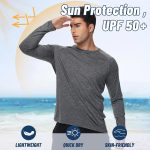 3 Pack Long Sleeve Shirts for Men - Quick Dry Moisture Wicking UV Sun Protection T-Shirts for Fishing Workout Athletic Gym - Image 2