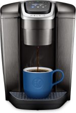 Keurig K-Elite Single Serve K-Cup Pod Coffee Maker, with Strength and Temperature Control, Iced Coffee Capability, 8 to 12oz Brew Size, Programmable, Brushed Slate