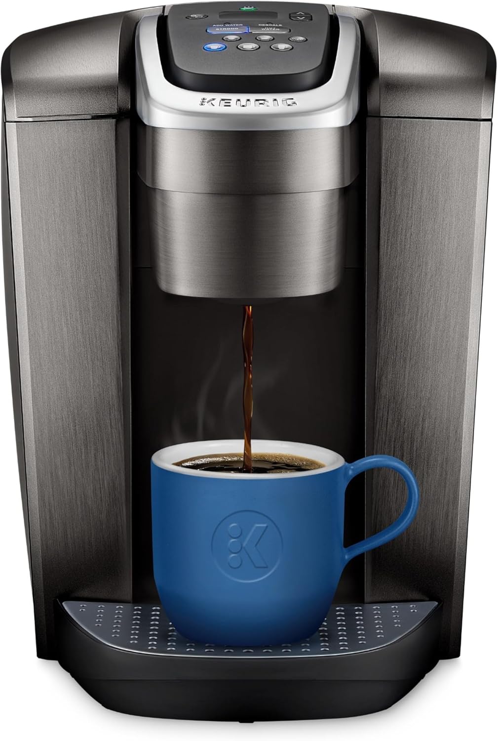 Keurig K-Elite Single Serve K-Cup Pod Coffee Maker, with Strength Keurig K-Elite Single Serve K-Cup Pod Coffee Maker, with Strength and Temperature Control, Iced Coffee Capability, 8 to 12oz Brew Size, Programmable, Brushed Slate