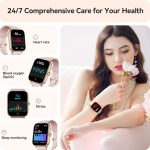 Smart Watch for Women Android & iPhone, Alexa Built-in, IP68 Waterproof Activity Fitness Tracker with Bluetooth Call (Answer/Make), 1.8" Smartwatch with Heart Rate/SpO2/Sleep Monitor, 100+ Sports Mode - Image 2