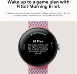 Google Pixel Watch 3 (41mm) 2024 Model - Android Smartwatch, Heart Rate Tracking, Fitbit Advanced Running, Fitness Insights, 24-Hour Battery - Matte Black Aluminum Case - Obsidian Band - Wi-Fi - Image 8