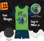Minecraft boys 6-piece Snug-fit Cotton Pajama Set, Soft & Cute for Kids - Image 9