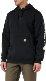 Carhartt Men's Loose Fit Midweight Logo Sleeve Graphic Sweatshirt - Image 2