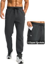 G Gradual Men's Fleece Lined Winter Pants with 3 Zipper Pockets Warm Athletic Joggers Workout Running Sweatpants for Men - Image 2