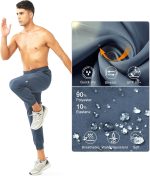 NORTHYARD Men's Athletic Running Pants Lightweight Workout Joggers Quick Dry Gym Sweatpants Active Sports Track Training - Image 5