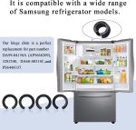 4 Pcs Upgraded DA99-04158A Hinge Shim Refrigerator Door Height Adjustment Kits, Replacement Parts for Samsung 3282540, DA60-00314C, PS6448337 AP5668209,4 Different Thickness - Image 4