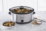 Crock-Pot 7 Quart Oval Manual Slow Cooker, Stainless Steel (SCV700-S-BR), Versatile Cookware for Large Families or Entertaining - Image 6