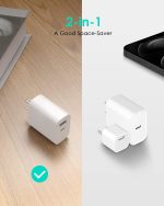 [4 Pack] USB C Charger Block Fast Charging Multiport Adpater [PD 20W USB-C & QC 3.0 USB-A Port] for i Phone 17/16/15/14/13/12/11/X/8, i Pad, Galaxy, Google, Galaxy & More - Image 4