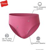 Hanes girls Organic Underwear, Brief & Hipster, Toddler & Girl Sizes, Pure Comfort Organic 100% Cotton Panties, 8-pack - Image 3