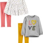 Simple Joys by Carter's girls 4-piece Playwear Set