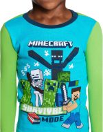Minecraft boys 6-piece Snug-fit Cotton Pajama Set, Soft & Cute for Kids - Image 4