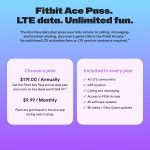 Fitbit Google Ace LTE - Kids Smartwatch with Call, Message, GPS, and Activity-Based Games, Ace Pass Data Plan Required - Spicy - Moovin - Image 3