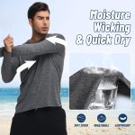 3 Pack Long Sleeve Shirts for Men - Quick Dry Moisture Wicking UV Sun Protection T-Shirts for Fishing Workout Athletic Gym - Image 4
