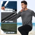 3 Pack Long Sleeve Shirts for Men - Quick Dry Moisture Wicking UV Sun Protection T-Shirts for Fishing Workout Athletic Gym - Image 3