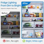 W11048980 Refrigerator LED Light Assembly Compatible with Whirlpool WRQA59CNKZ Kitchen-Aid KRQC506MPS00 Replace W11455230 W11470191 W11032355 W11032353, 10 Years Manufacturer - Image 7