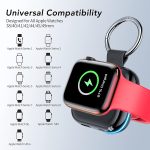 HUOTO Portable Charger for Apple Watch,Wireless Magnetic iWatch Charger 1200mAh Power Bank Travel Keychain Accessories Smart Chargers for Apple Watch Series 11/10/9/8/7/6/SE/5/4/3/2/1/UItra/UItra 2 - Image 5