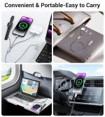 Temdan for Travel Essentials,3 in 2 USB C Cable for Apple Watch Charger/iPhone 17 Charger/Lightning,Multi Charging Cable Cord,Vacation Camping Essentials,Portable Designed for iWatch &iPhone 16-12-4FT - Image 3