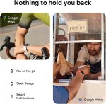 Fitbit Charge 6 Fitness Tracker with Google apps, Heart Rate on Exercise Equipment, 6-Months Premium Membership Included, GPS, Health Tools and More, Obsidian/Black, One Size (S & L Bands Included) - Image 6