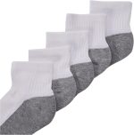 Hanes boys Socks, Double Tough Cushioned Ankle and No Show, 12-pair Packs - Image 3