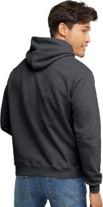 Hanes EcoSmart Hoodie, Midweight Fleece, Pullover Hooded Sweatshirt for Men - Image 3