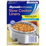Reynolds Kitchens Slow Cooker Liners, Regular (Fits 3-8 Quarts), 20 Count