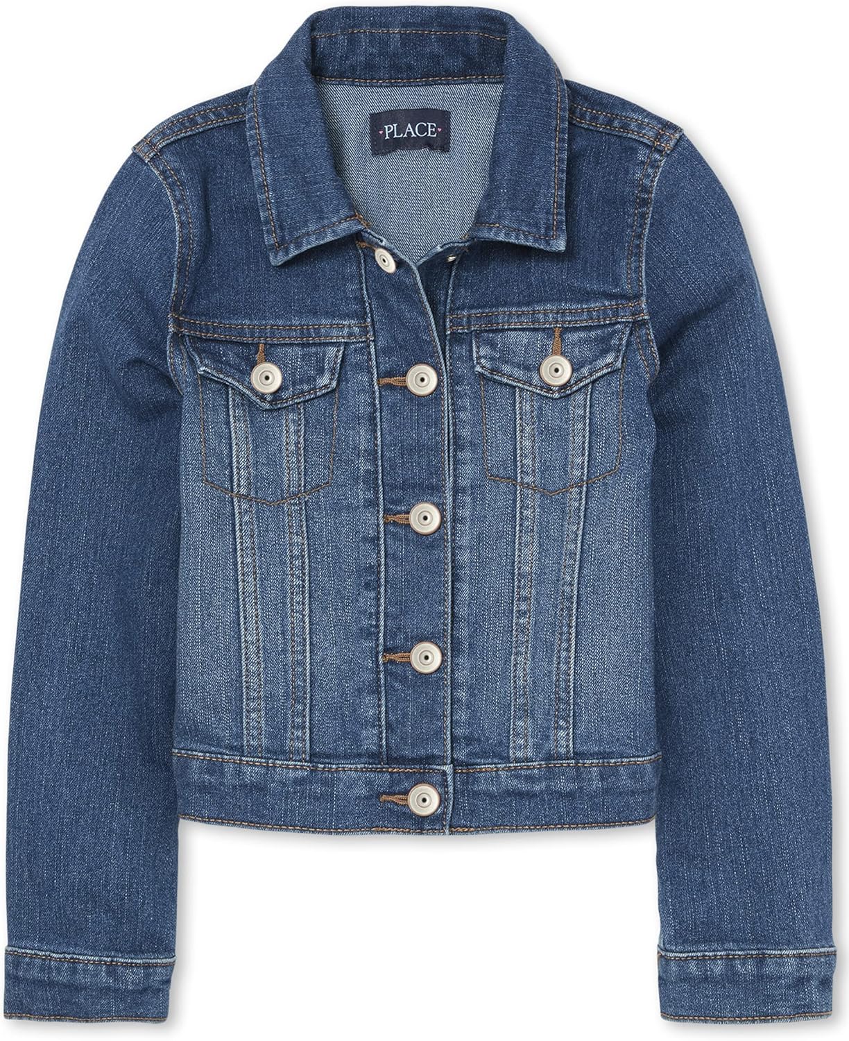 The Children's Place Girls' Denim Jacket The Children's Place Girls' Denim Jacket