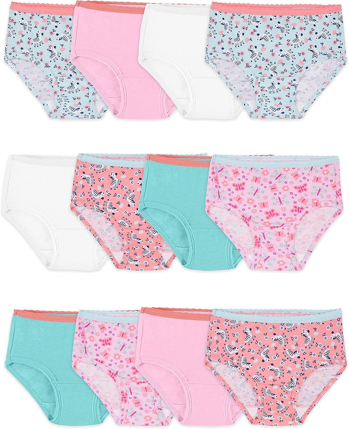 Fruit of the Loom Toddler Girls' Toddler Girls' Tag-free Cotton Fruit of the Loom Toddler Girls' Toddler Girls' Tag-free Cotton Underwear