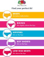 Fruit of the Loom Girls' Cotton Bikini Underwear Multipacks - Image 3