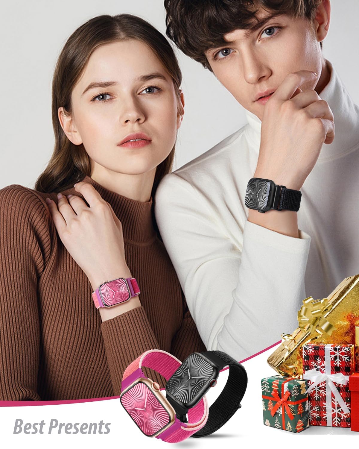 Nylon Loop Sport Band Compatible with Apple Watch Bands 38mm 40mm 41mm 42mm for Women Men, iWatch Wrist Straps for Se, Series 11 10 9 8 7, Breathable, Soft Band Ideal for Outdoor 7 Nylon Loop Sport Band Compatible with Apple Watch Bands 38mm 40mm 41mm 42mm for Women Men, iWatch Wrist Straps for Se, Series 11 10 9 8 7, Breathable, Soft Band Ideal for Outdoor - Image 7