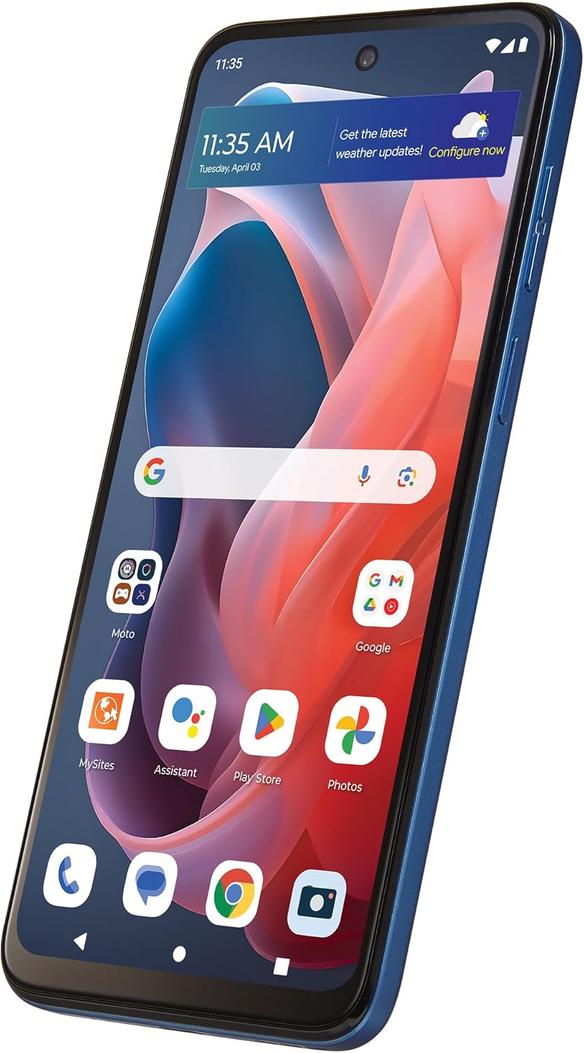 total wireless Motorola Moto g Play 2024, 64GB, Sapphire Blue - Prepaid Smartphone, 6.5" 90Hz HD+ Display, 50MP Camera, Long-Lasting 5000mAh Battery - Locked to 5 total wireless Motorola Moto g Play 2024, 64GB, Sapphire Blue - Prepaid Smartphone, 6.5" 90Hz HD+ Display, 50MP Camera, Long-Lasting 5000mAh Battery - Locked to - Image 5