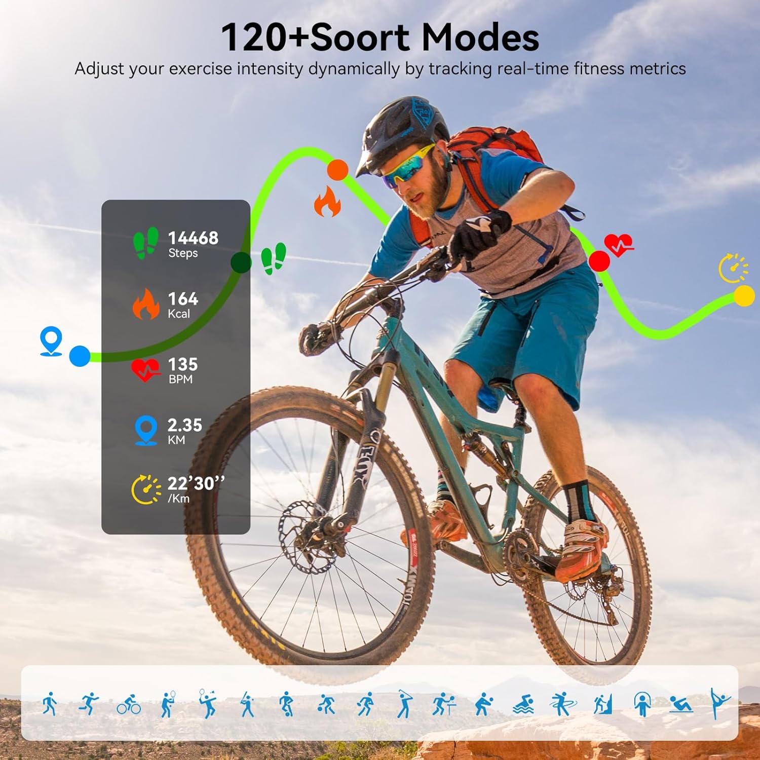 Smart Watch for Men Women, 1.83" HD Touchsreen, Bluetooth Calling, 5 ATM Water-Resistance, 130+ Sports Modes, Health, Fitness & Sleep Tracker, Timer, Fitness Watch for Android/iOS, Black 3 Smart Watch for Men Women, 1.83" HD Touchsreen, Bluetooth Calling, 5 ATM Water-Resistance, 130+ Sports Modes, Health, Fitness & Sleep Tracker, Timer, Fitness Watch for Android/iOS, Black - Image 3