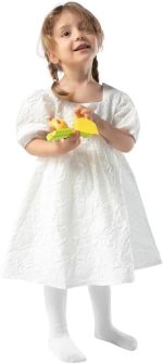 Girls Tights Toddler Cable Knit Cotton Footed Seamless Dance Ballet Baby Girls' Leggings 3/4 Pack - Image 5