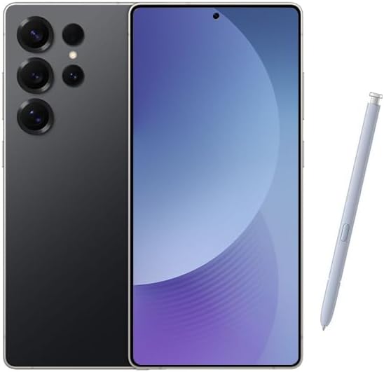 SAMSUNG Galaxy S25 Ultra SM-S938B/DS 256GB 12GB RAM AI Smartphone, Factory Unlocked, Global Model - Titanium Black