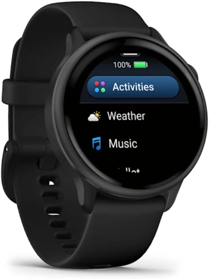 Garmin vívoactive® 6, Health and Fitness GPS Smartwatch, AMOLED Display, Up to 11 Days of Battery, Slate with Black Band 4 Garmin vívoactive® 6, Health and Fitness GPS Smartwatch, AMOLED Display, Up to 11 Days of Battery, Slate with Black Band - Image 4