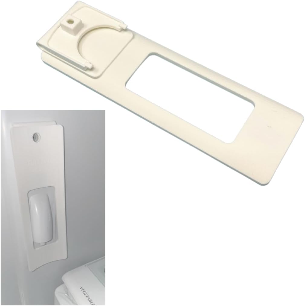 Water Dispenser Lever for Refrigerator Interior Water Dispensers | One-Handed Water Dispensing Lever for Select Refrigerator Models | Made in USA (Screw-On, White) 1 Water Dispenser Lever for Refrigerator Interior Water Dispensers | One-Handed Water Dispensing Lever for Select Refrigerator Models | Made in USA (Screw-On, White)