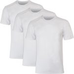 Hanes Men's Moves Breathable Mesh Back T-Shirt, X-Temp Moisture-Wicking Tee, White or Black/Grey, 3-Pack