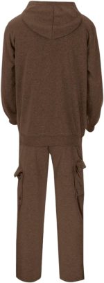 Mens Sweatsuits 2 Piece Set Fleece Hoodies and Cargo Sweatpants Set Casual Athletic Tracksuits Winter Jogging Suit - Image 3