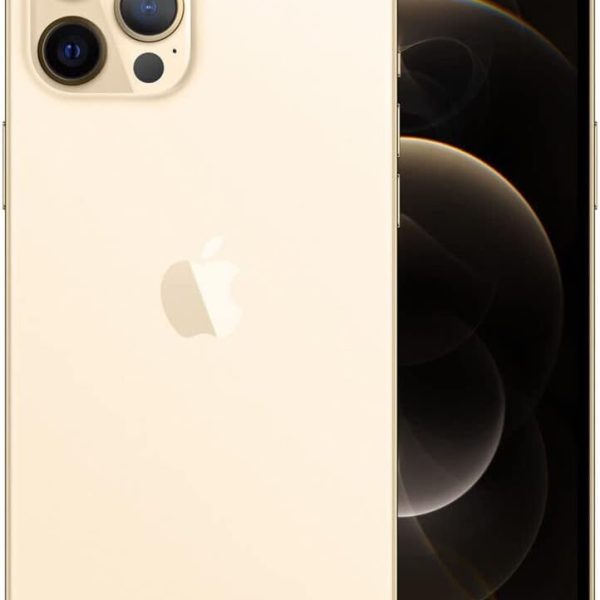 Apple iPhone 12 Pro Max 5G, US Version, 256GB, Gold - Unlocked (Renewed)