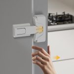 2 Pack Upgrade Child Proof Refrigerator Lock, HEOATH Fridge/Freezer Door Lock for Toddlers Children Kids, no Tools Need or (White) - Image 7