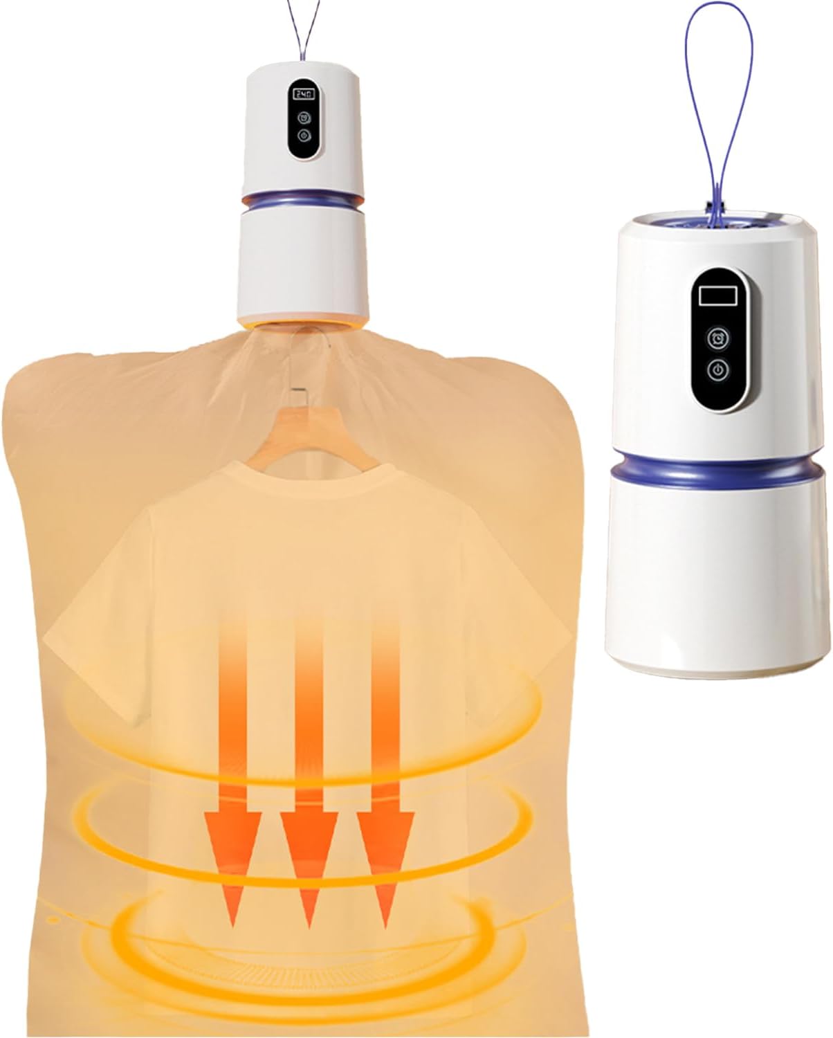 Portable Clothes Dryer with Timer, Portable Dryer with 360° Hot Air Technology & Dry Bag, Quiet Operation Mini Laundry Dryers, 30-240 Min Timer, for Travel, Apartment, RV, Dorm 1 Portable Clothes Dryer with Timer, Portable Dryer with 360° Hot Air Technology & Dry Bag, Quiet Operation Mini Laundry Dryers, 30-240 Min Timer, for Travel, Apartment, RV, Dorm