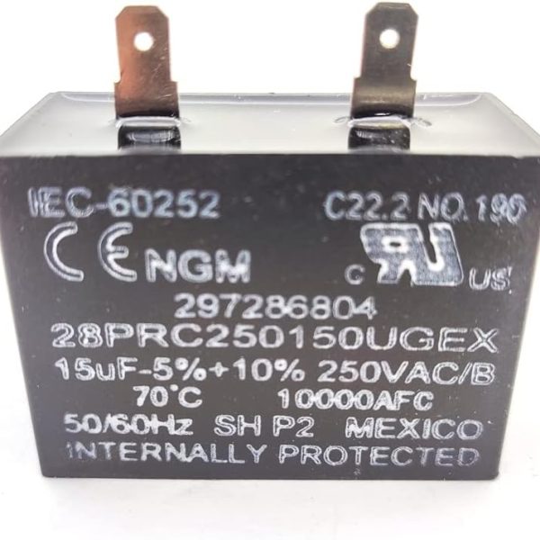Generic WP65889-4 Refrigerator Run Capacitor for Whirlpool, AP6010187, PS11743364