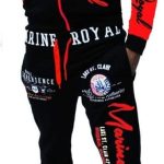 HHGKED Men 's Casual Tracksuit Hooded Full Zip Elastic Waistband Sweatsuit Set