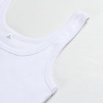 Artfish Women's Scoop Neck Sleeveless Knit Ribbed Fitted Casual Crop Tank Top - Image 2