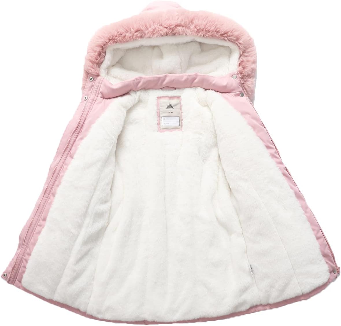 Girl's Long Coat Waterproof Winter Kids Outerwear Warm Parka Puffer Jacket with Hood 4 Girl's Long Coat Waterproof Winter Kids Outerwear Warm Parka Puffer Jacket with Hood - Image 4