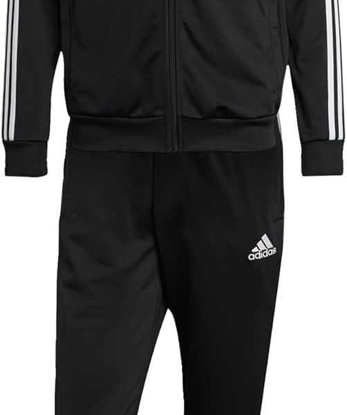 adidas Men's Basic 3-Stripes Tricot Track Suit
