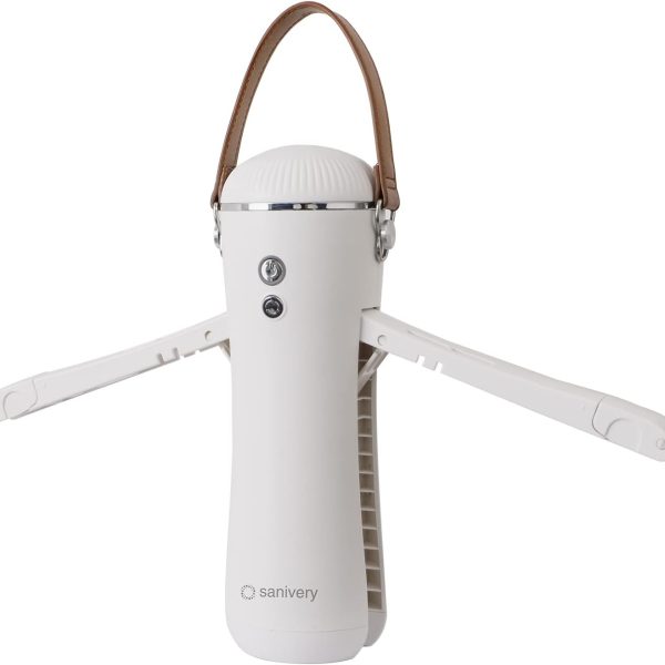 Electric Portable Dryer for Clothes - Mini Clothes Dryer with Shoe Drying Attachment, Foldable Drying Rack, Super-Quiet Motor, Timers Automatically Shutdown - Compact Travel Dryers