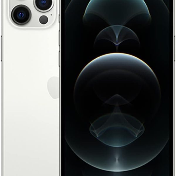 Apple iPhone 12 Pro 5G, US Version, 256GB, Silver - Unlocked (Renewed)